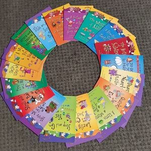 Colorful Children’s Reading Book Set - Assorted Bright Covers